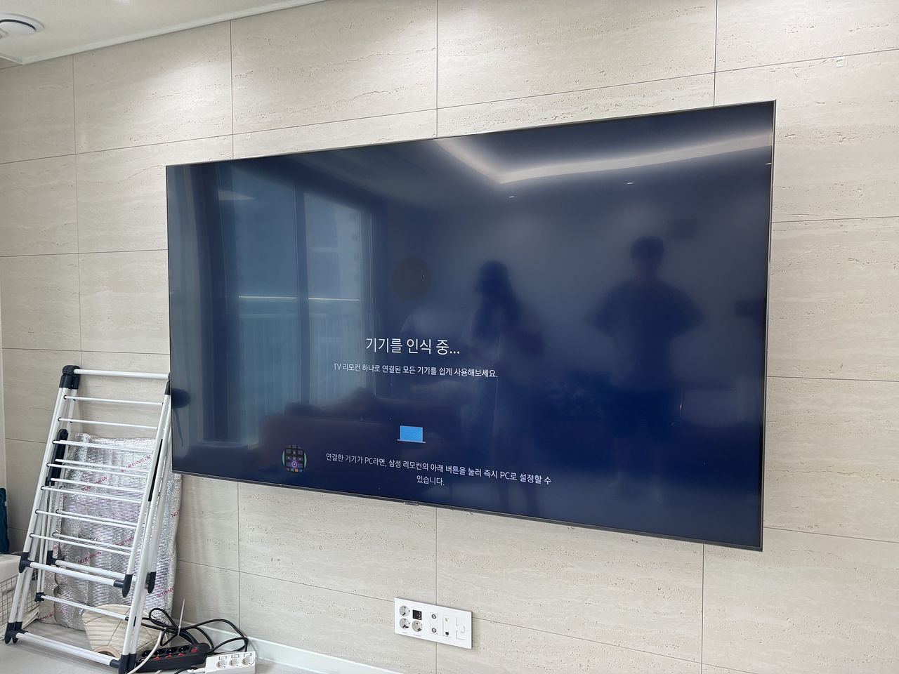 갈매동 갈매역아이파크 벽걸이TV 설치 사진 2